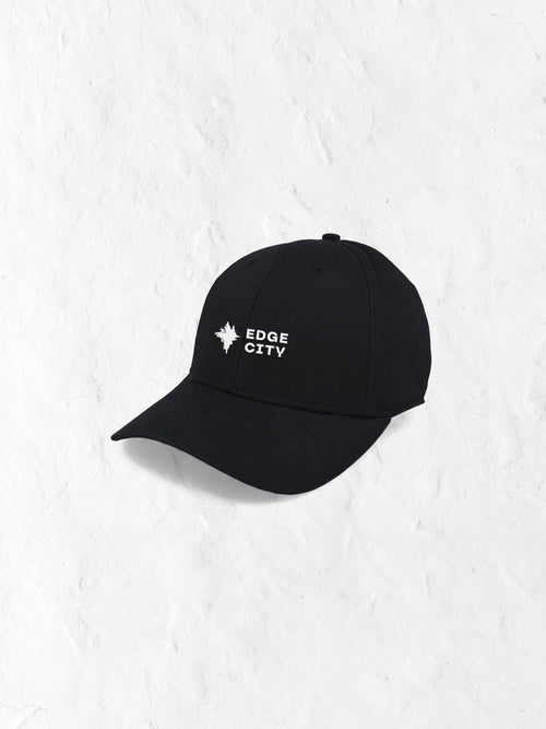 EDGE CITY SOLID BLACK CAP
